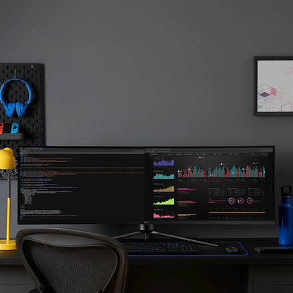 49" 3840 X 1080P Curved Dual FHD Gaming Monitor, Black, 100133225