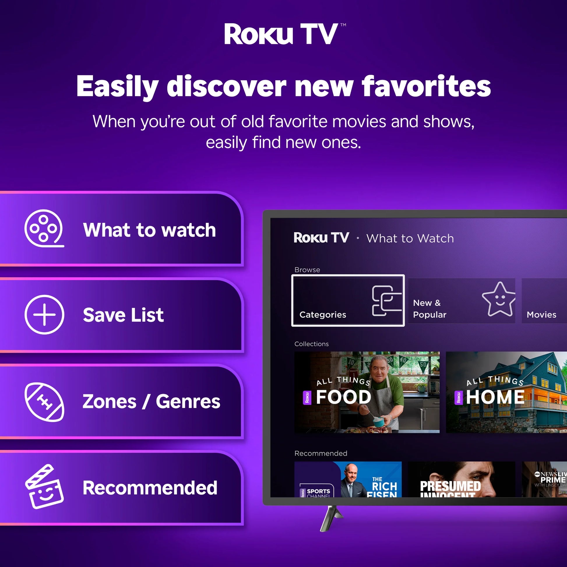 75” Class 4K UHD Roku Smart Television, 100044717