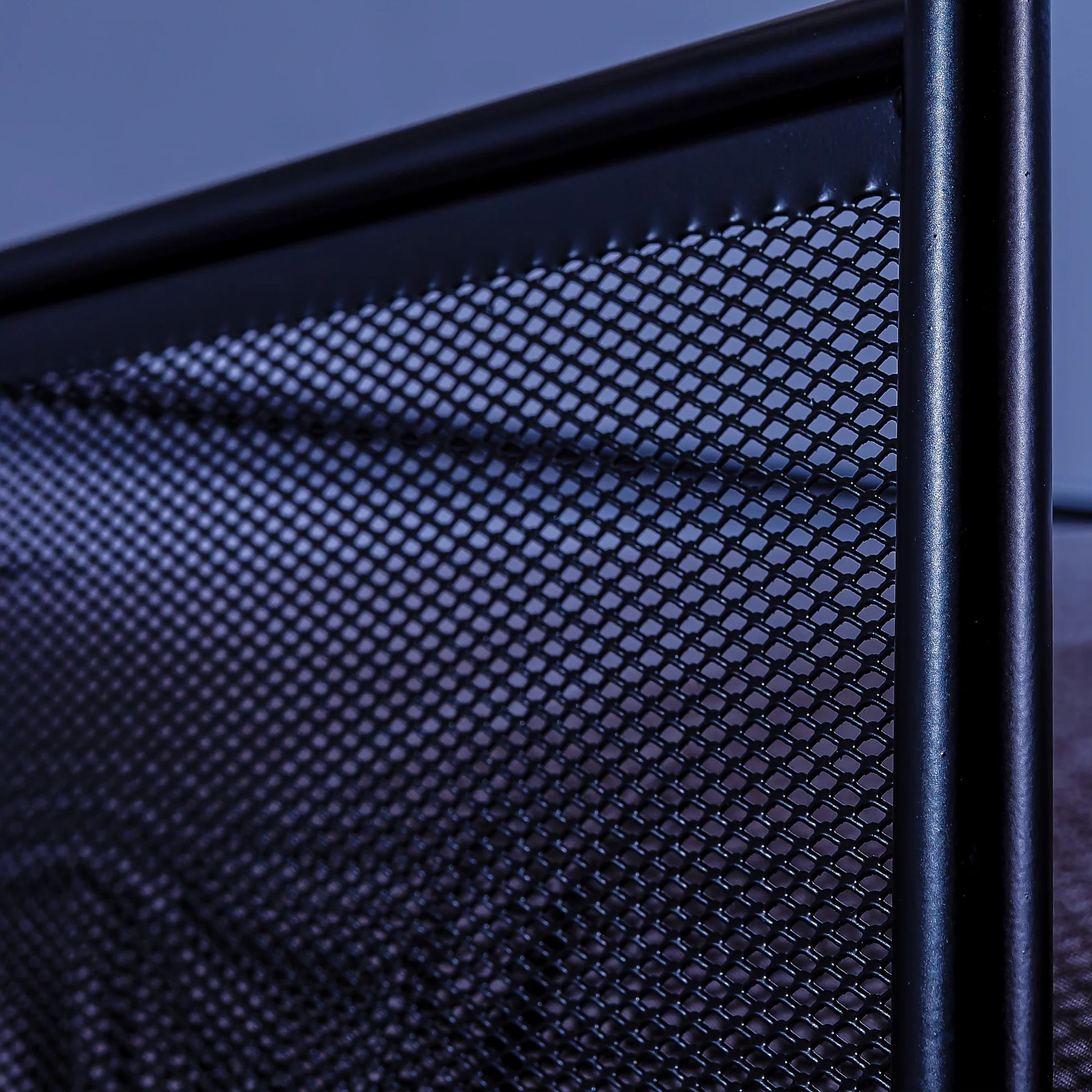 HQ Twin Gaming Bunk Bed with Built-In Shelving and LED Lighting, Black