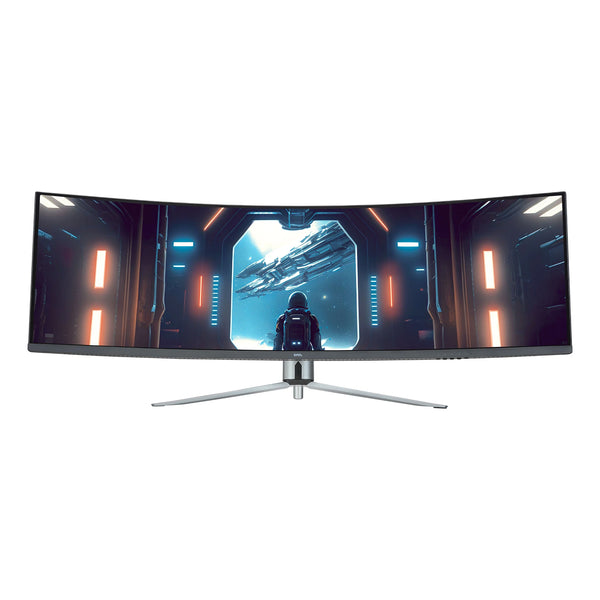 49" 3840 X 1080P Curved Dual FHD Gaming Monitor, Black, 100133225