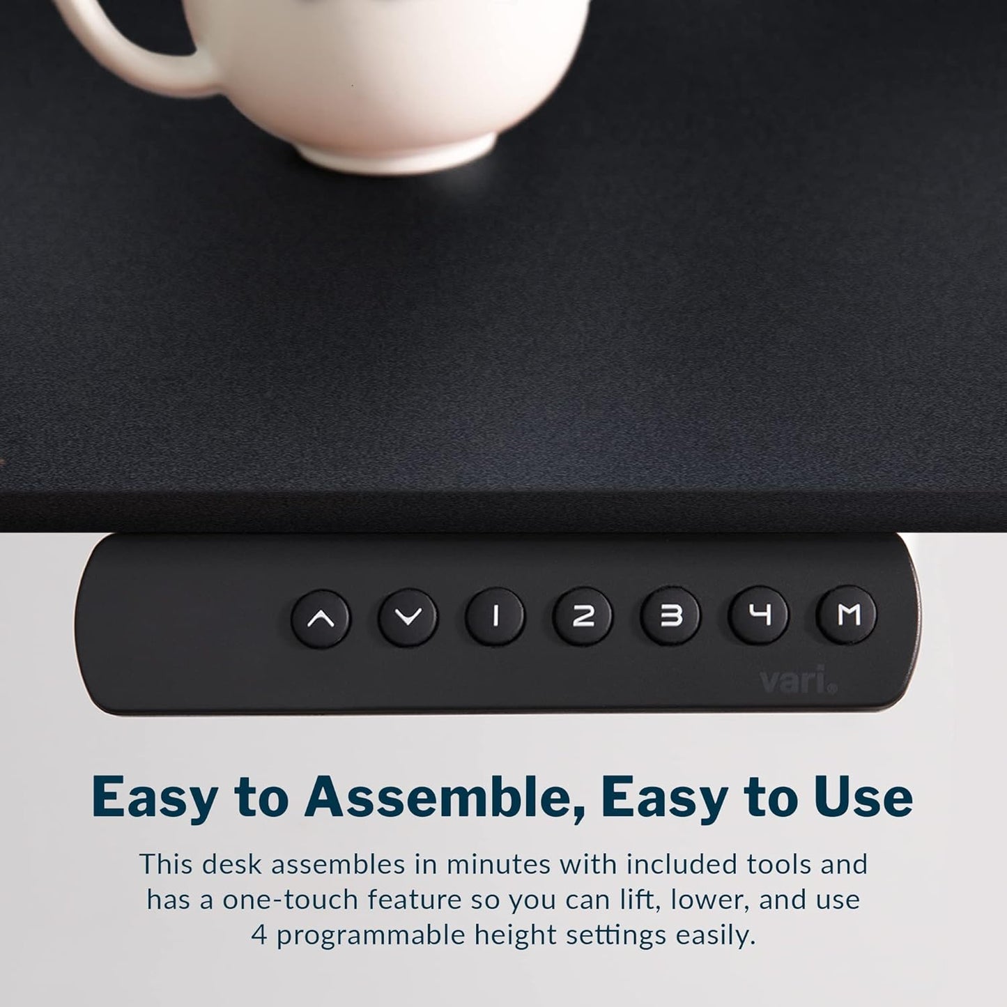 Classic Electric Standing Desk - desk Height Adjustable Sit/Stand Desk - Dual Motor with Memory Presets, Stable T-Style Legs - Gaming or Home Office Workstation - 60”X30”, Black